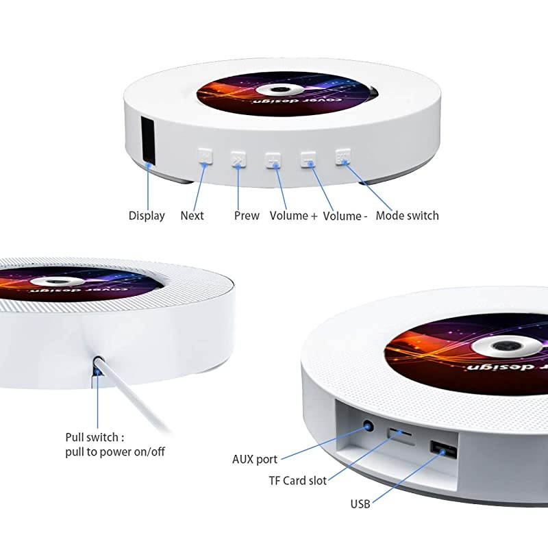 Hard Carrying Travel Storage Case, for DBPOWER 10.5" Portable DVD Player (Black-New Version)