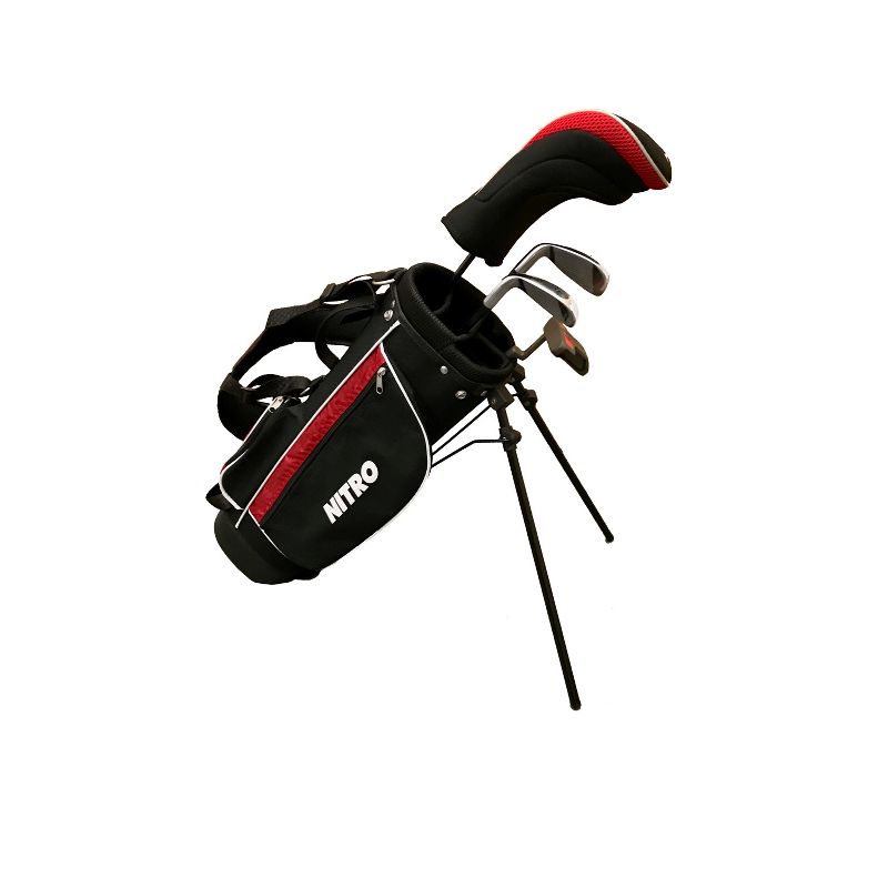 Nitro Golf Blaster Junior's 6pc Golf Set - Black/Red