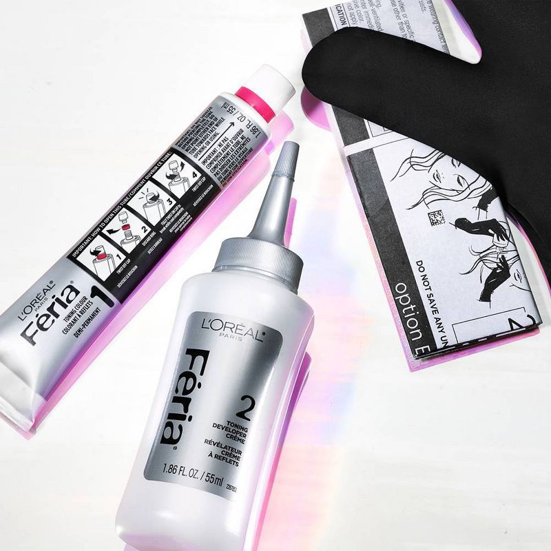 L'Oreal Paris Feria Power Toner Long Lasting Anti-Brass Toner - Pearl Blonde 9V - 1 fl oz