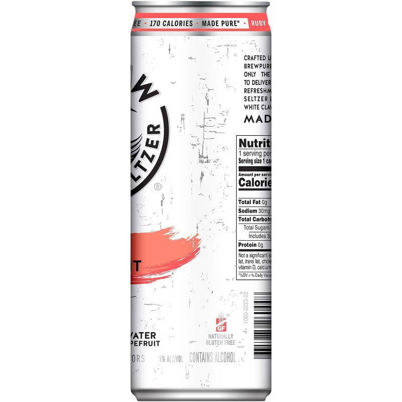 White Claw Ruby Grapefruit Hard Seltzer - 19.2 fl oz Can