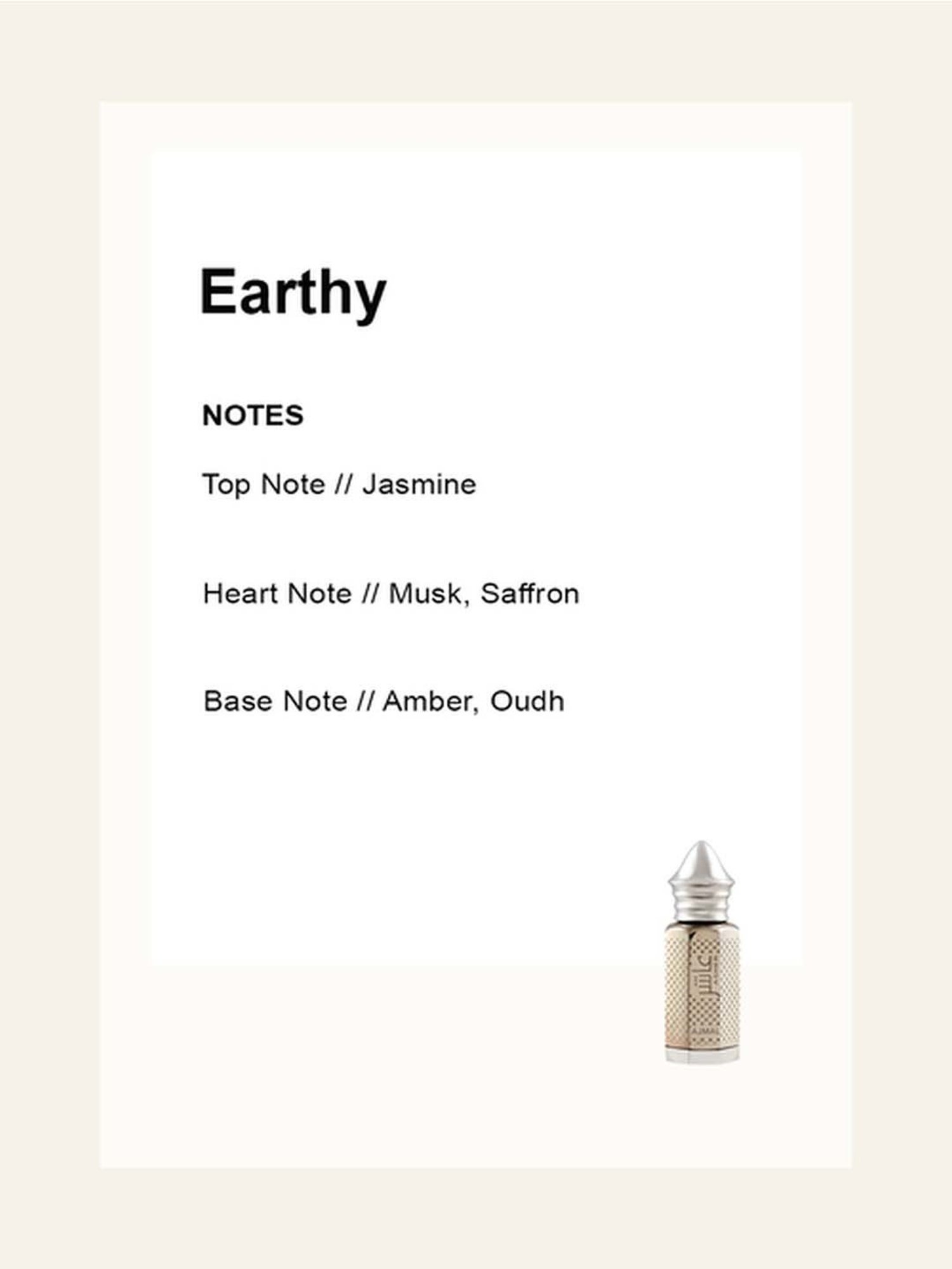 Ajmal Asher Concentrated Perfume for Unisex - 12 ml