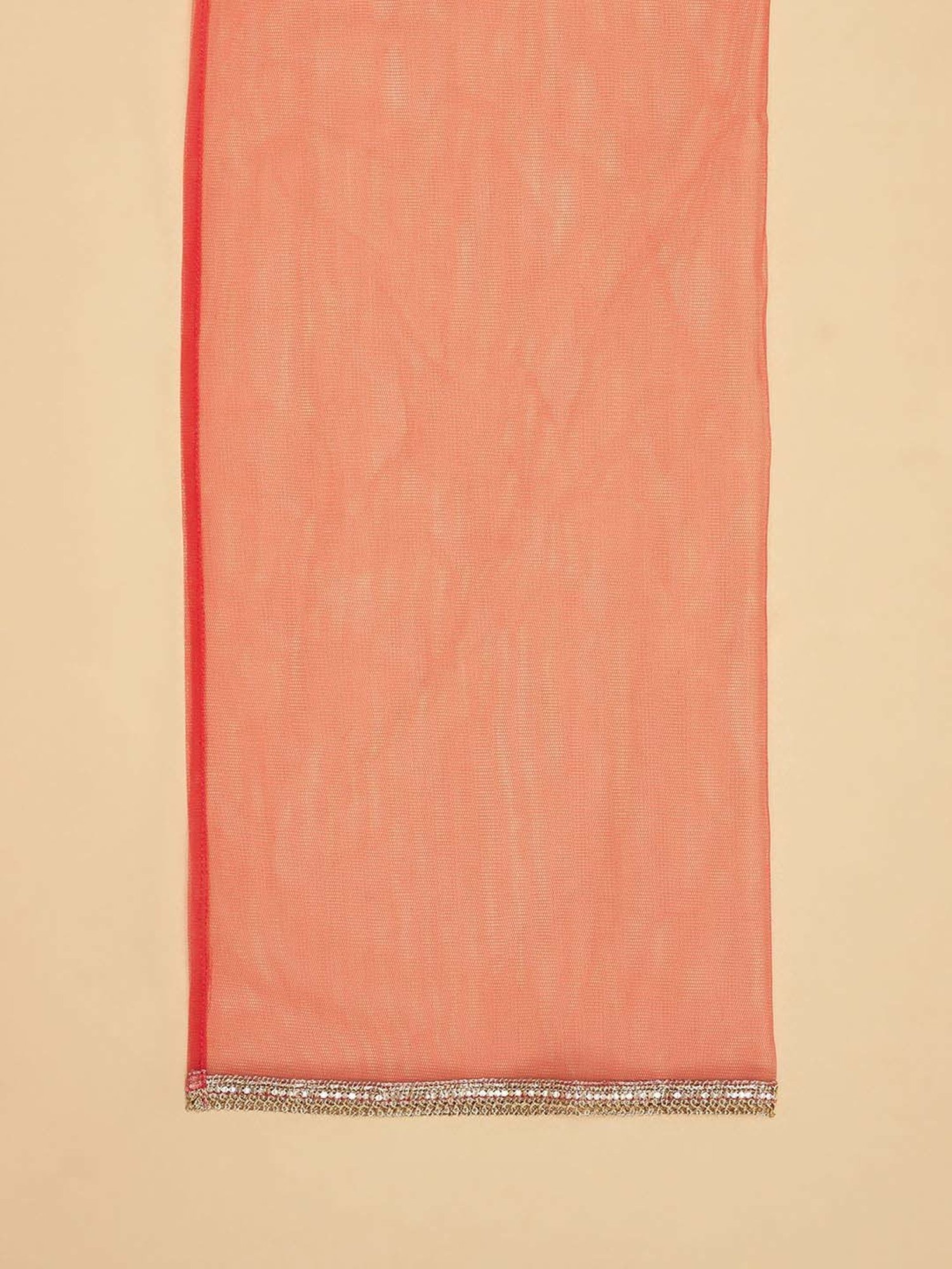 Akkriti by Pantaloons Girls Barbados Cherry Cotton Embellished Kurta Sets