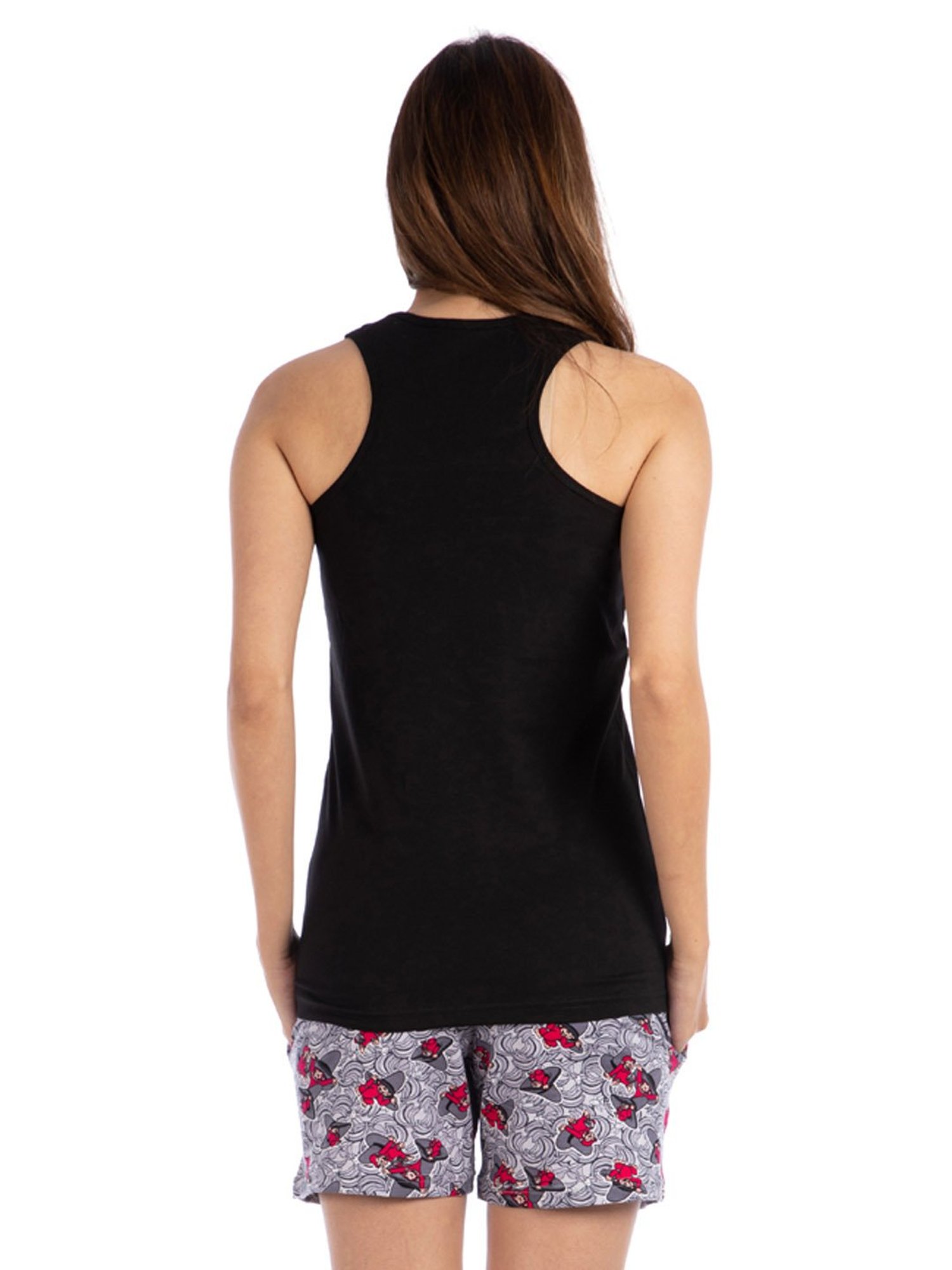 Nite Flite Multicolor Cotton Top With Shorts