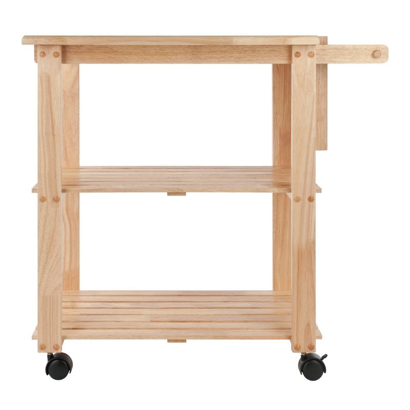 Utility Cart with Cutting Board Wood/Natural - Winsome