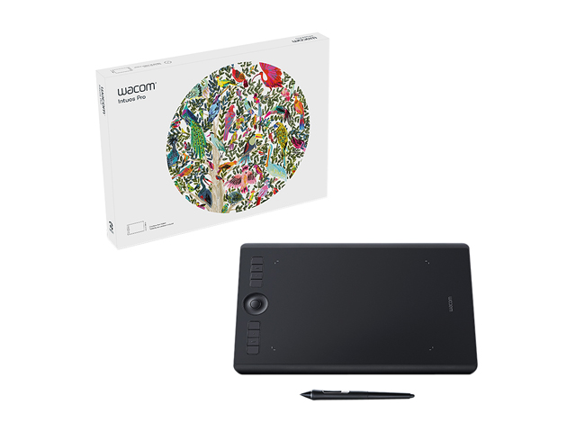 Wacom Intuos Pro Digital Graphic Drawing Tablet for Mac or PC, Medium (PTH660)