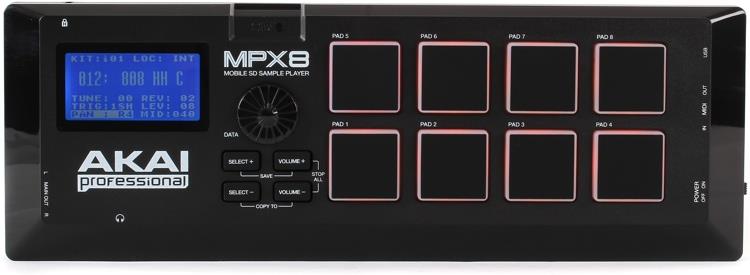 Akai Professional MPX8 SD Sample Pad Controller