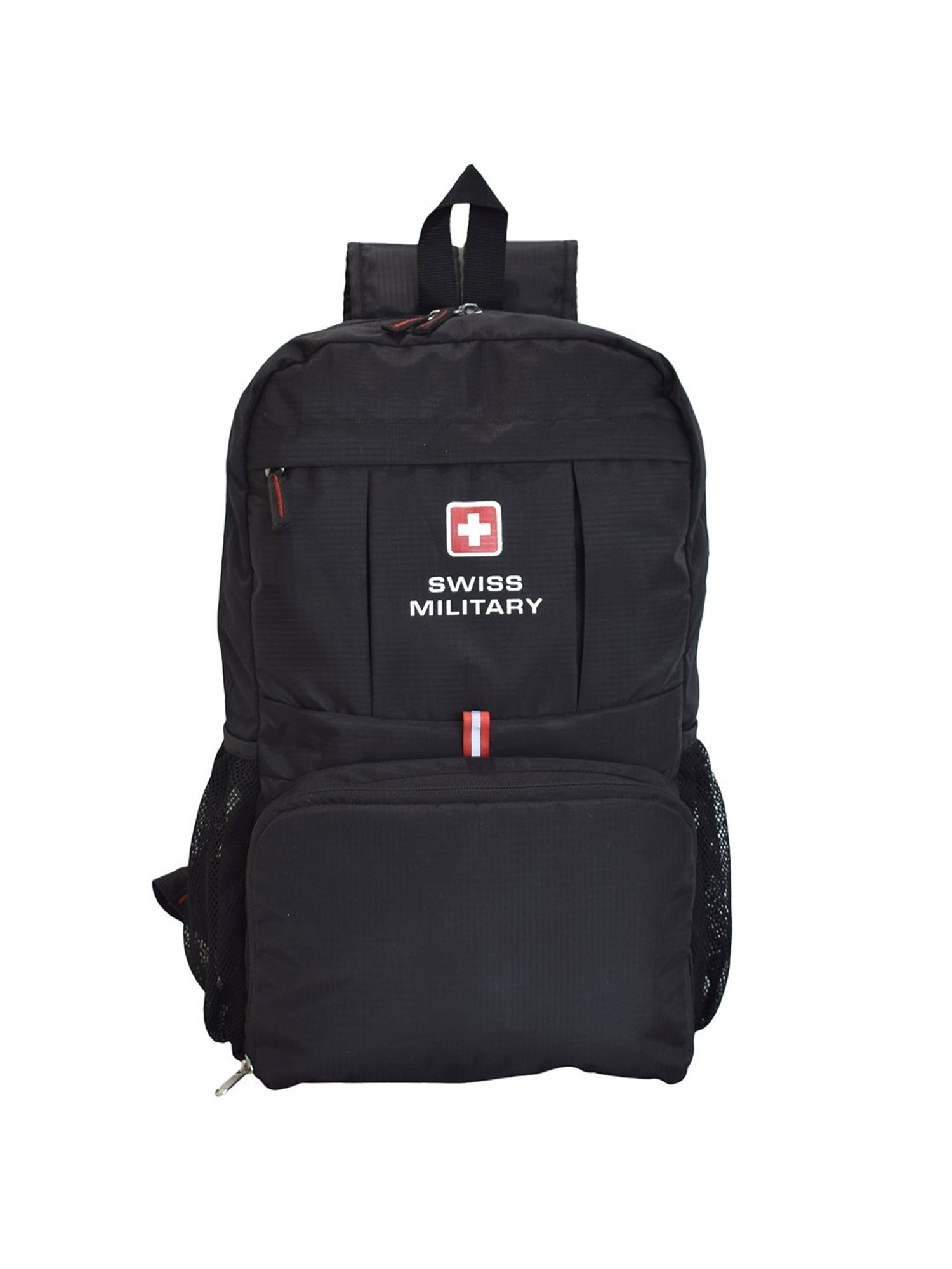 Swiss Military 13.2 Ltrs Black Medium Backpack