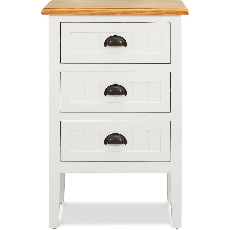 Martin Nightstand Cabinet White - ClickDecor
