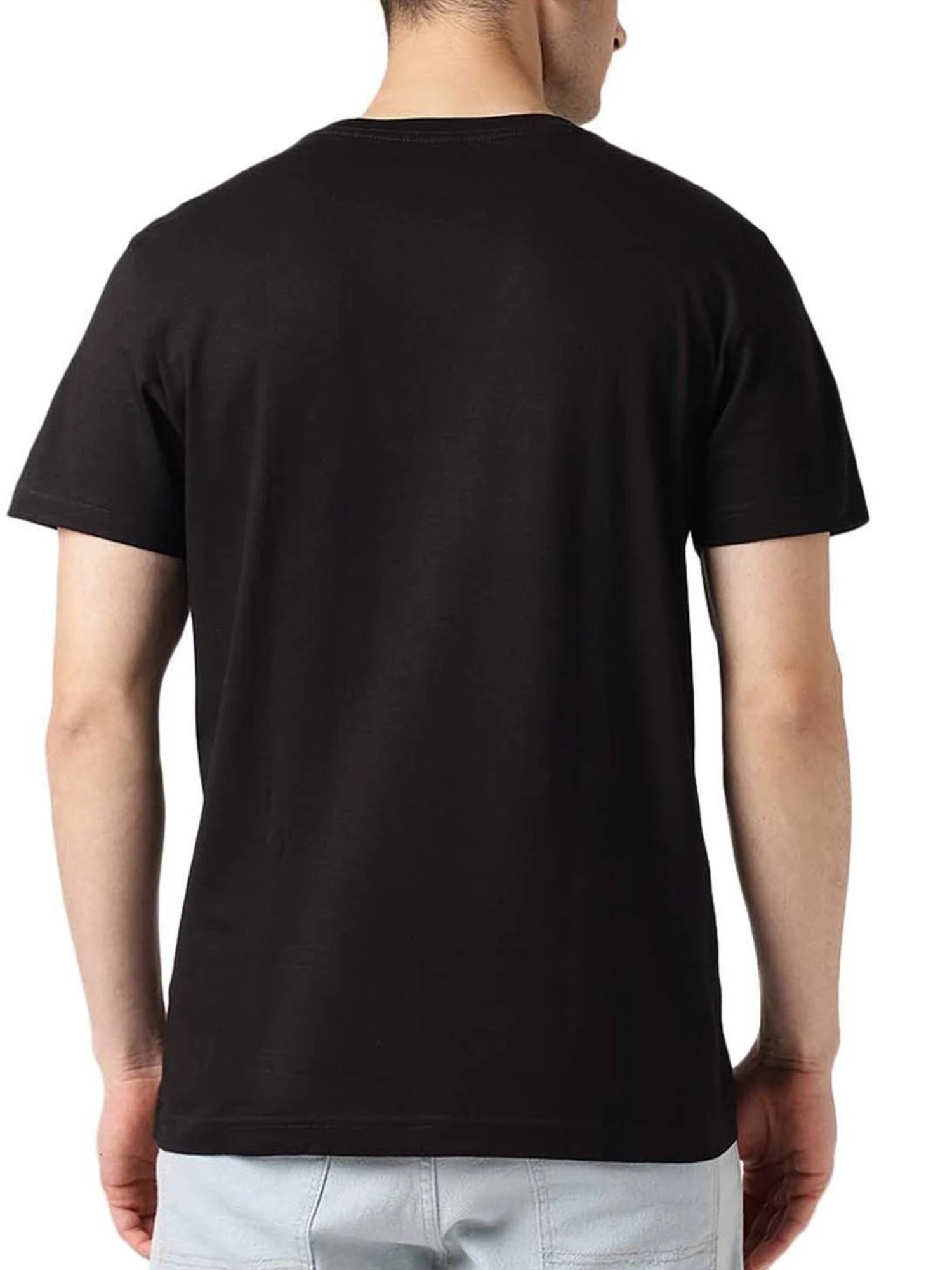 Calvin Klein Jeans Purple Cotton Regular Fit Logo Printed T-Shirt