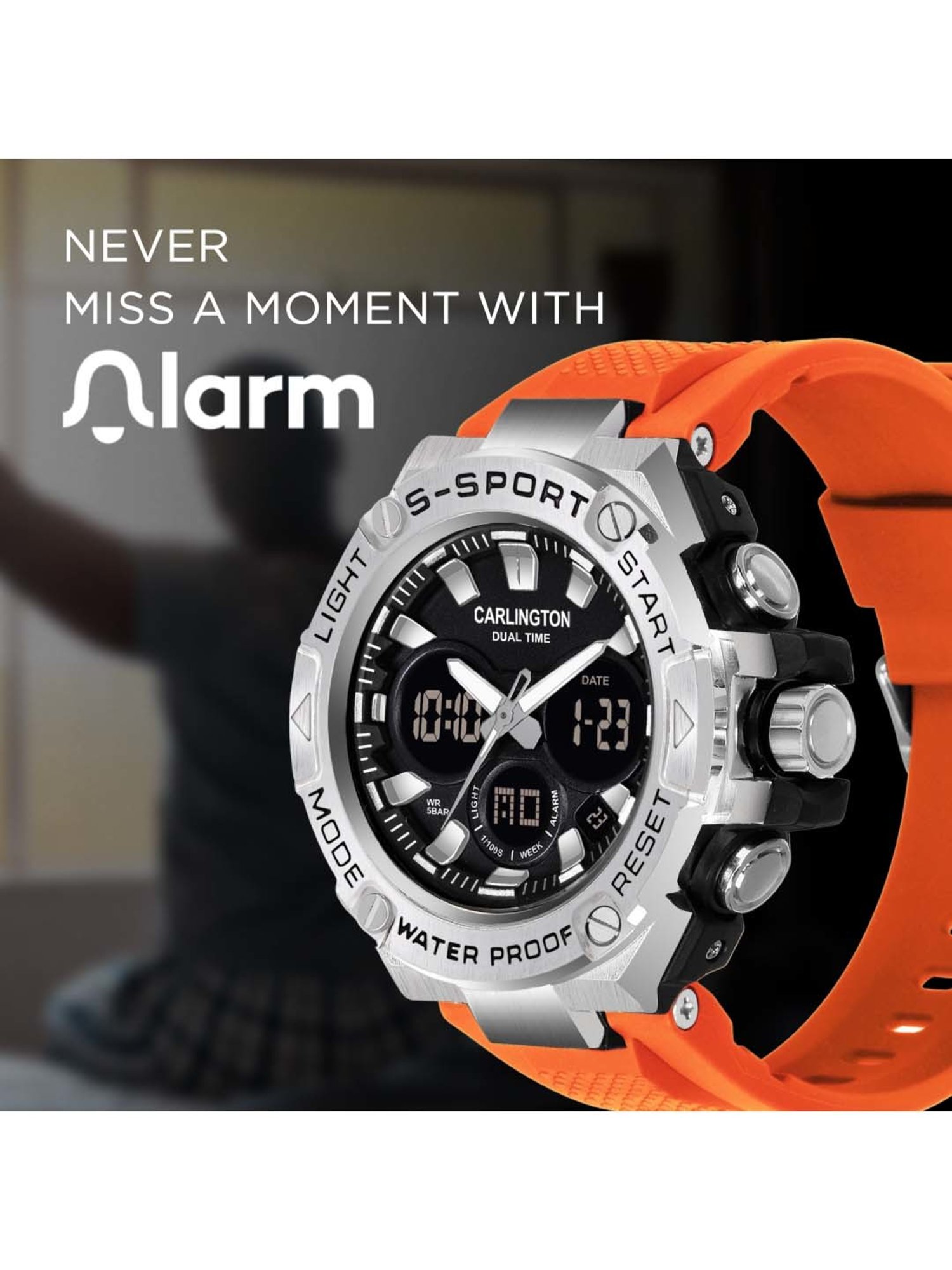 CARLINGTON Endurance 9107 Analog-Digital Watch for Men