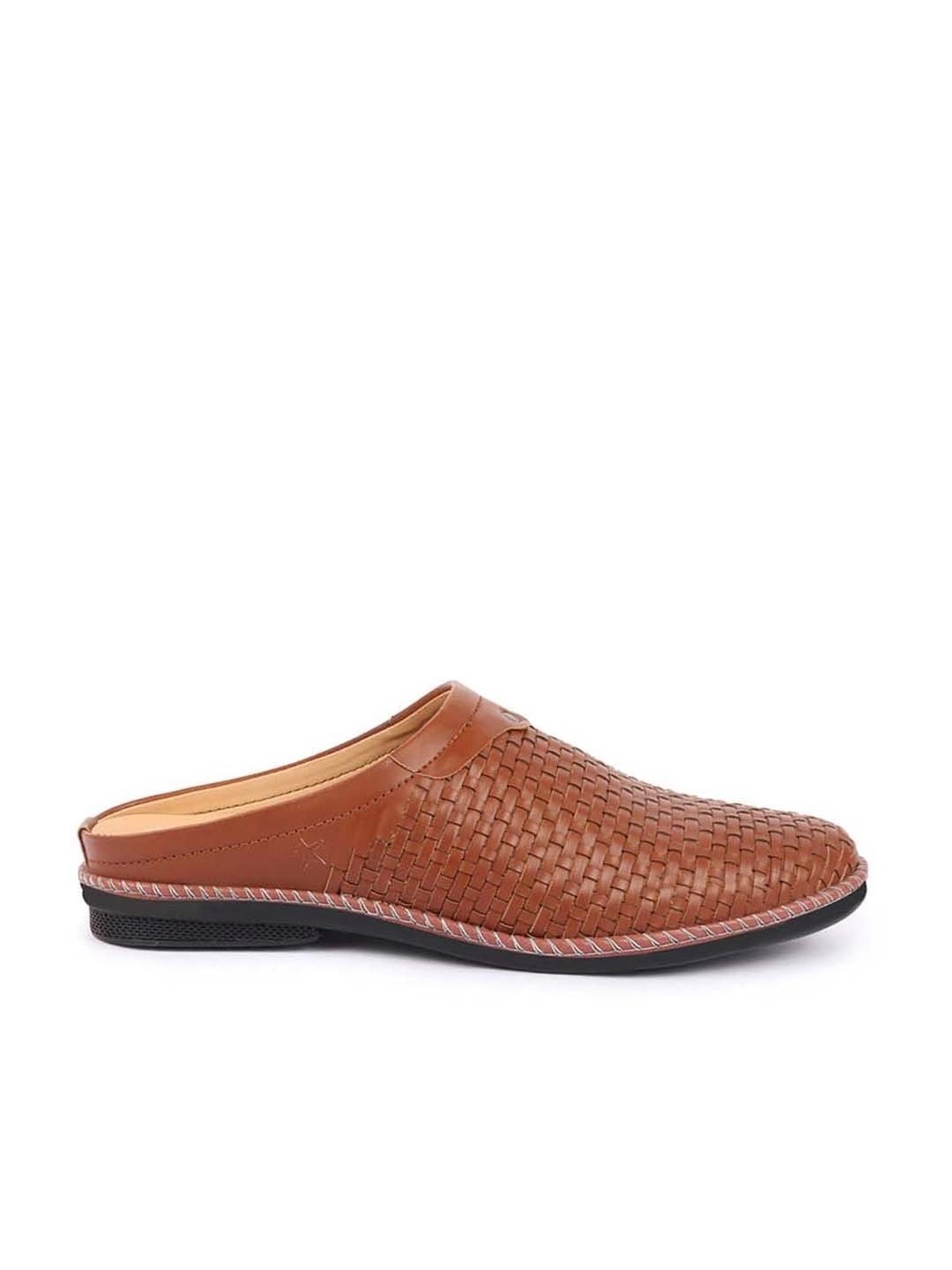 Fausto Men's Tan Mule Shoes