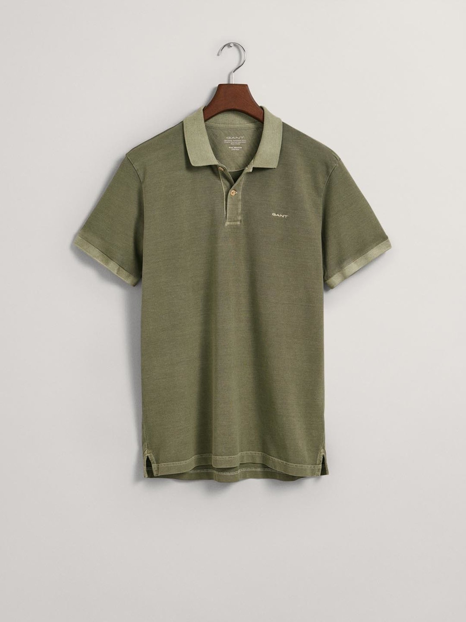 GANT Green Cotton Regular Fit Polo T-Shirt