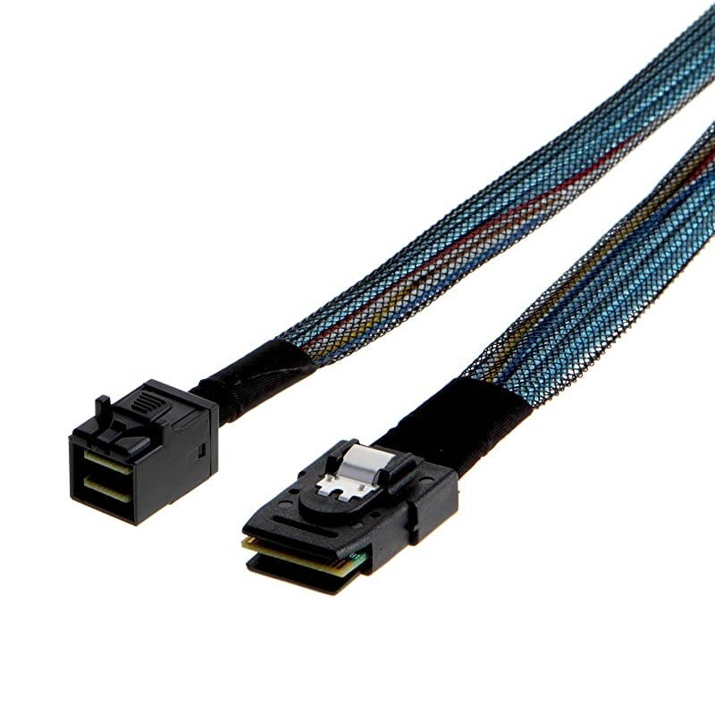 Internal Mini SAS HD Cable 33FT Mini SAS SFF8643 to Mini SAS 36Pin SFF8087 Cable Mini SAS 36Pin to SFF8643 Cable 1 Meter