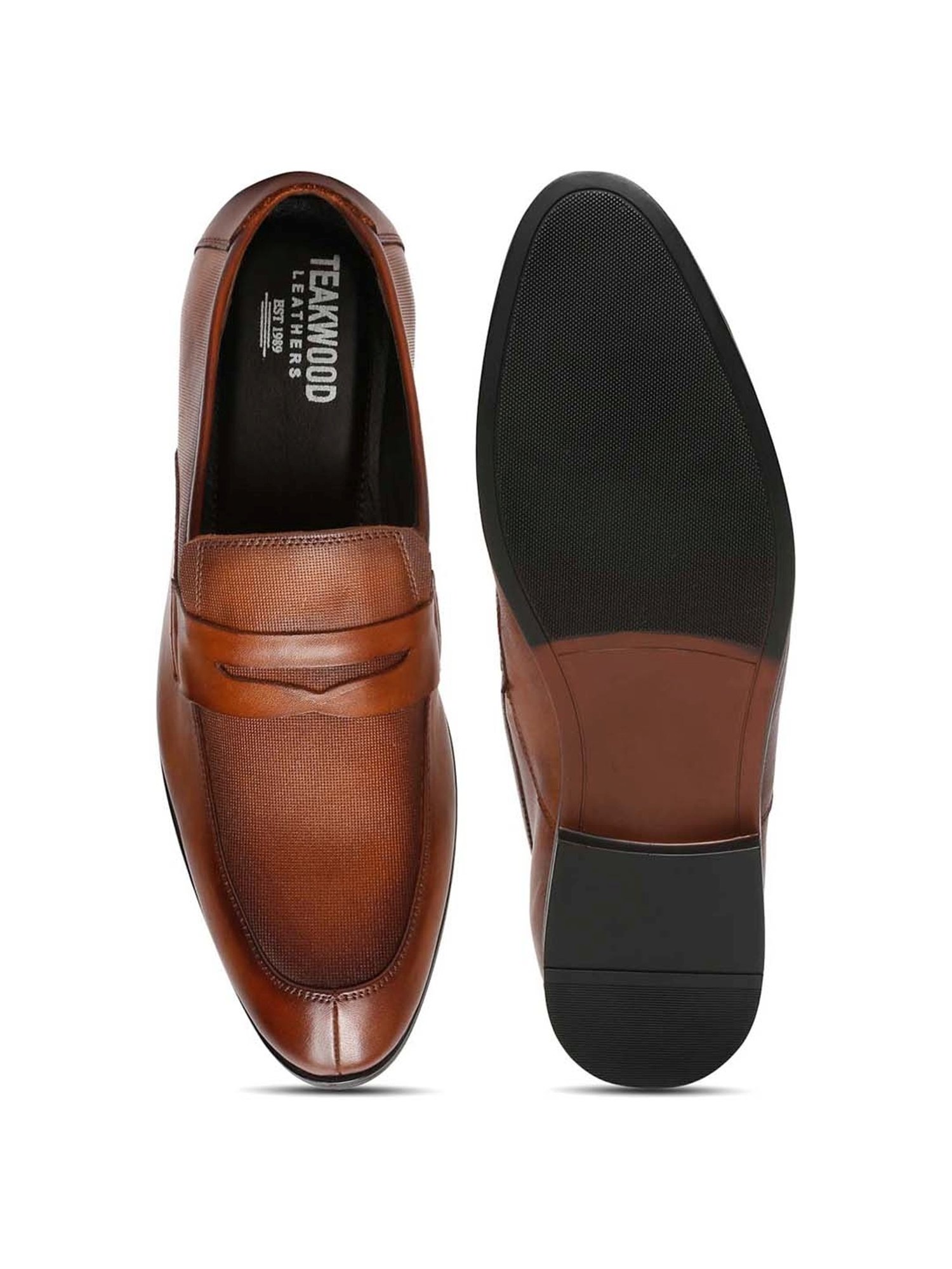 Teakwood Leathers Men's Wood Formal Loafers