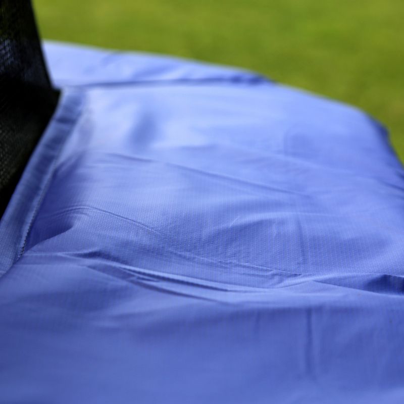 Skywalker Trampolines 15 Foot Square Trampoline and Enclosure - Blue