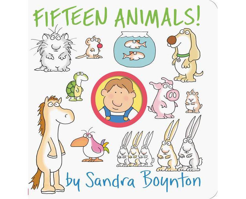 Fifteen Animals! by Sandra Boynton (Board Book)