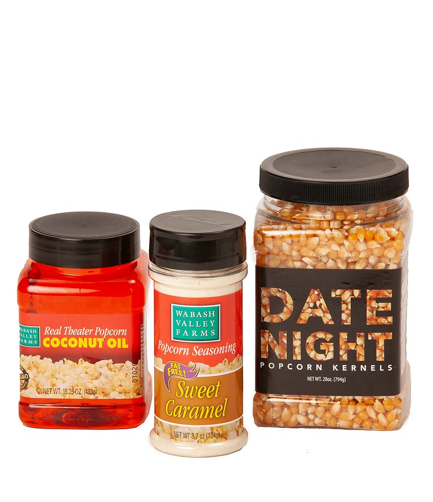 Wabash Valley Farms Stainless Steel Whirley-Pop Popcorn with Sip & Snack Set