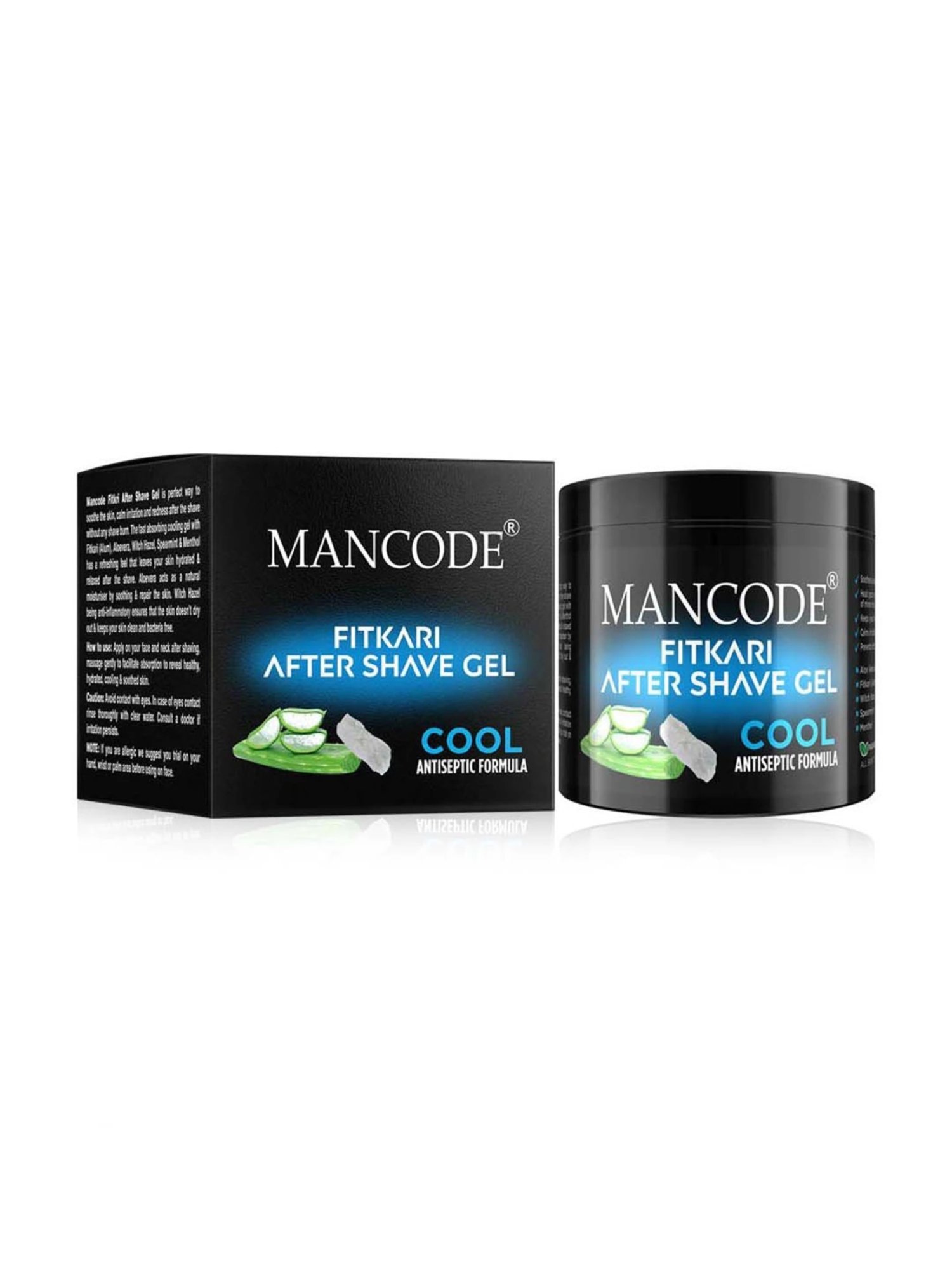 Mancode Fitkari After Shave Gel (Cool) - 100 gm