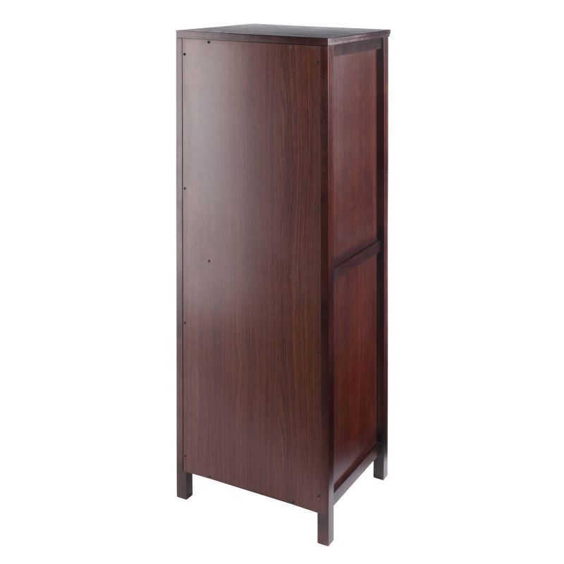 Brooke Cupboard Drop Down Door and Drawer Walnut - Winsome