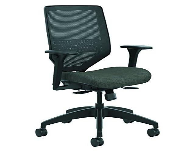 HON - SVM1ALC90TK - Solve Series Mesh Back Task Chair, Midnight/Black, Base: Black