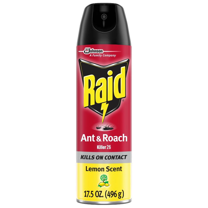 Raid Ant & Roach Killer 26 - Lemon Scent - 17.5oz