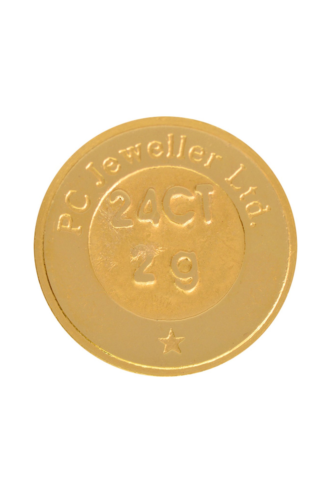 PC Jeweller Laxmi Ganesh 24k (995) 2gm Gold Coin