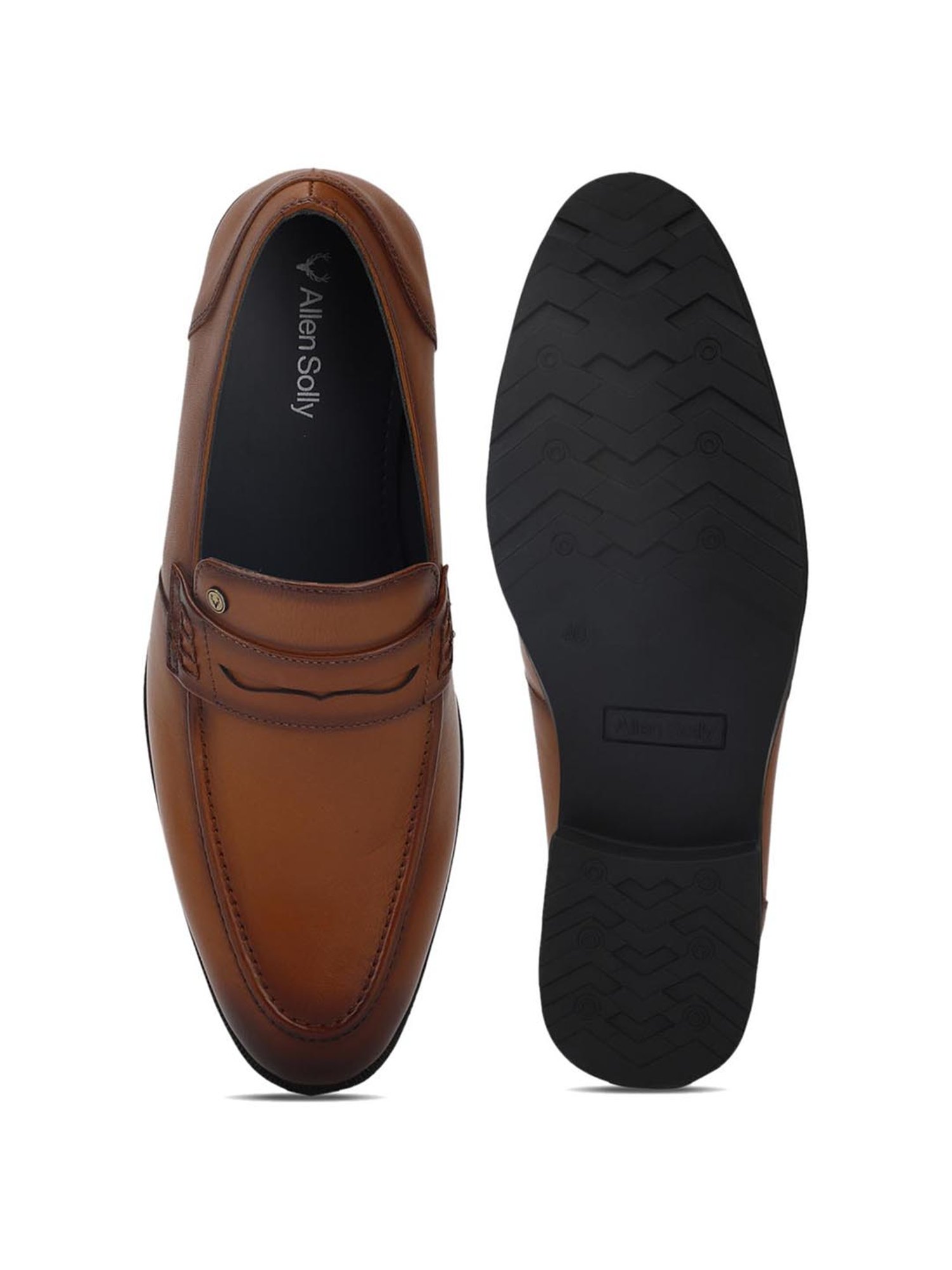 Allen Solly Men's Brown Formal Loafers