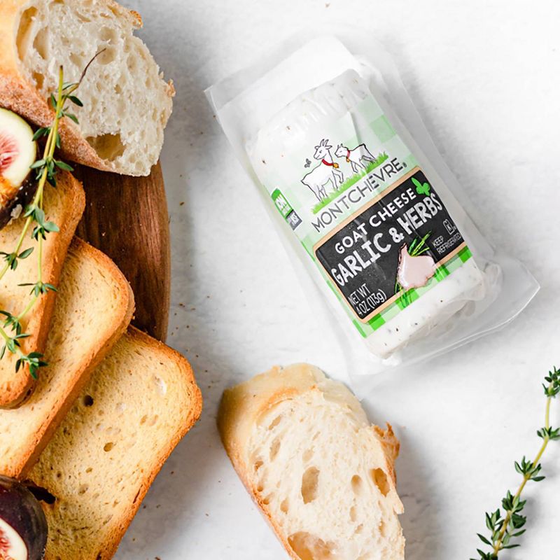 Montchevre Mediterranean Herbs & Garlic Goat Cheese - 4oz