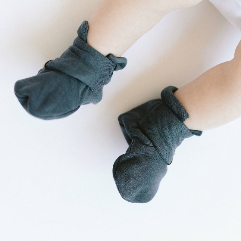 Goumi Baby Organic Cotton Midnight Boots - Blue 0-3M