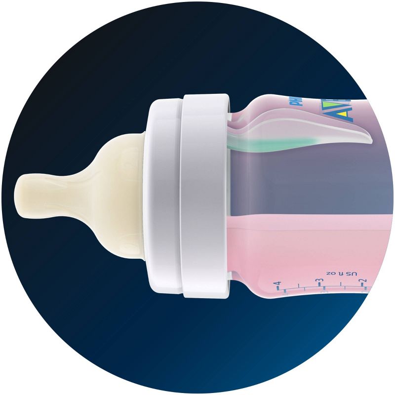 Philips Avent Anti-colic Bottle With AirFree vent - Pink - 9oz/3pk