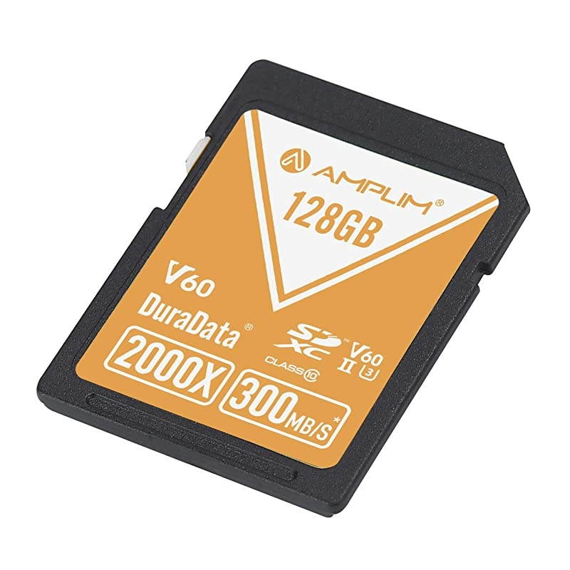 UHSII SD Card 128GB SDXC  High Performance 300MBS 2000X UHS2 Extreme Speed 128 GB128G XC Memory Card V60 4K 8K UHSII TF Flash for Fujifilm Nikon Olympus Panasonic Sony Video Cameras