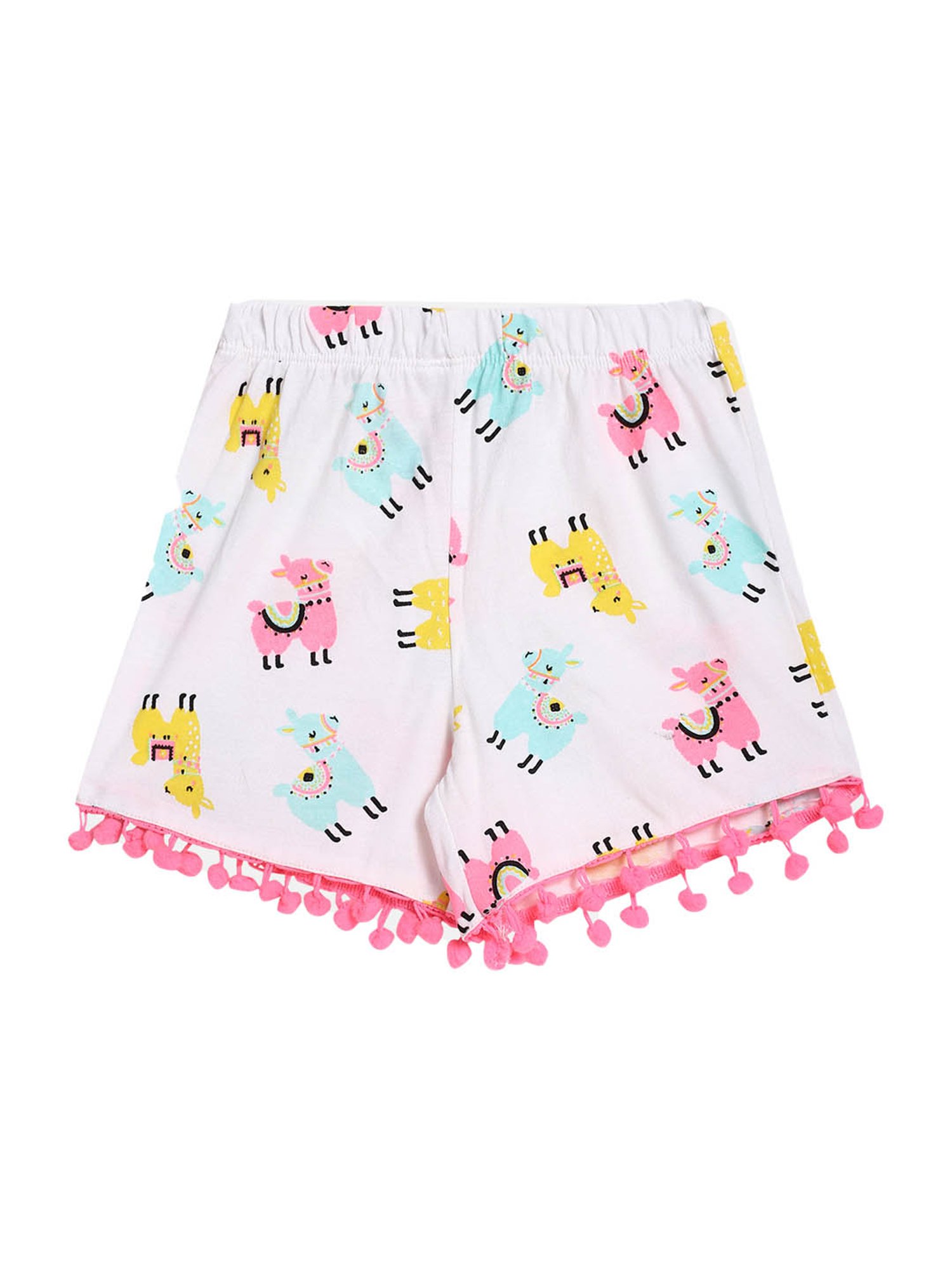 Lazy Shark Kids Grey & White Printed  Top with  Shorts