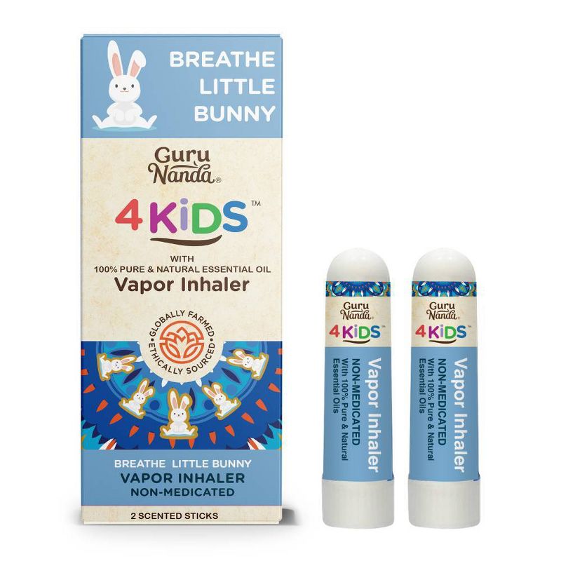 Guru Nanda 4Kids Breathe Little Bunny Inhaler - 2pk