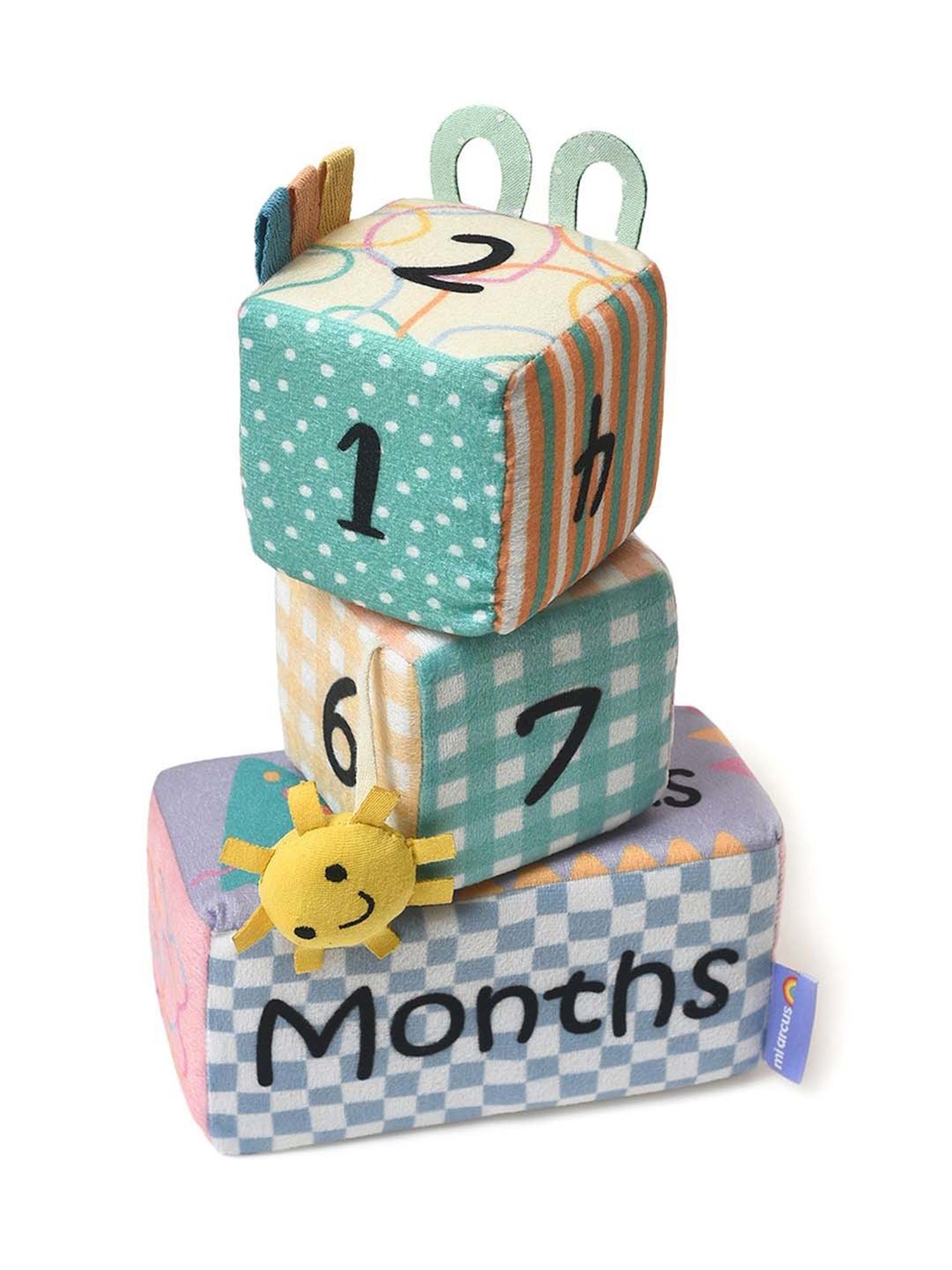 MiArcus Kids Multicolor Baby Milestone Blocks Set
