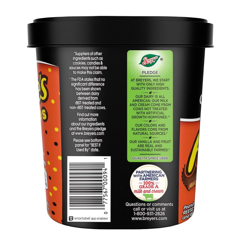 Breyers Reese's Chocolate Reese's Mini Pieces 2in1 Ice Cream - 48oz