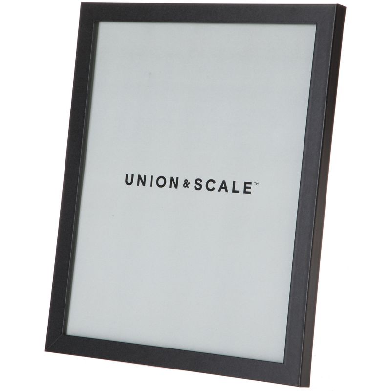 Union & Scale Essentials Wood Document Frame, Black (UN58039) 