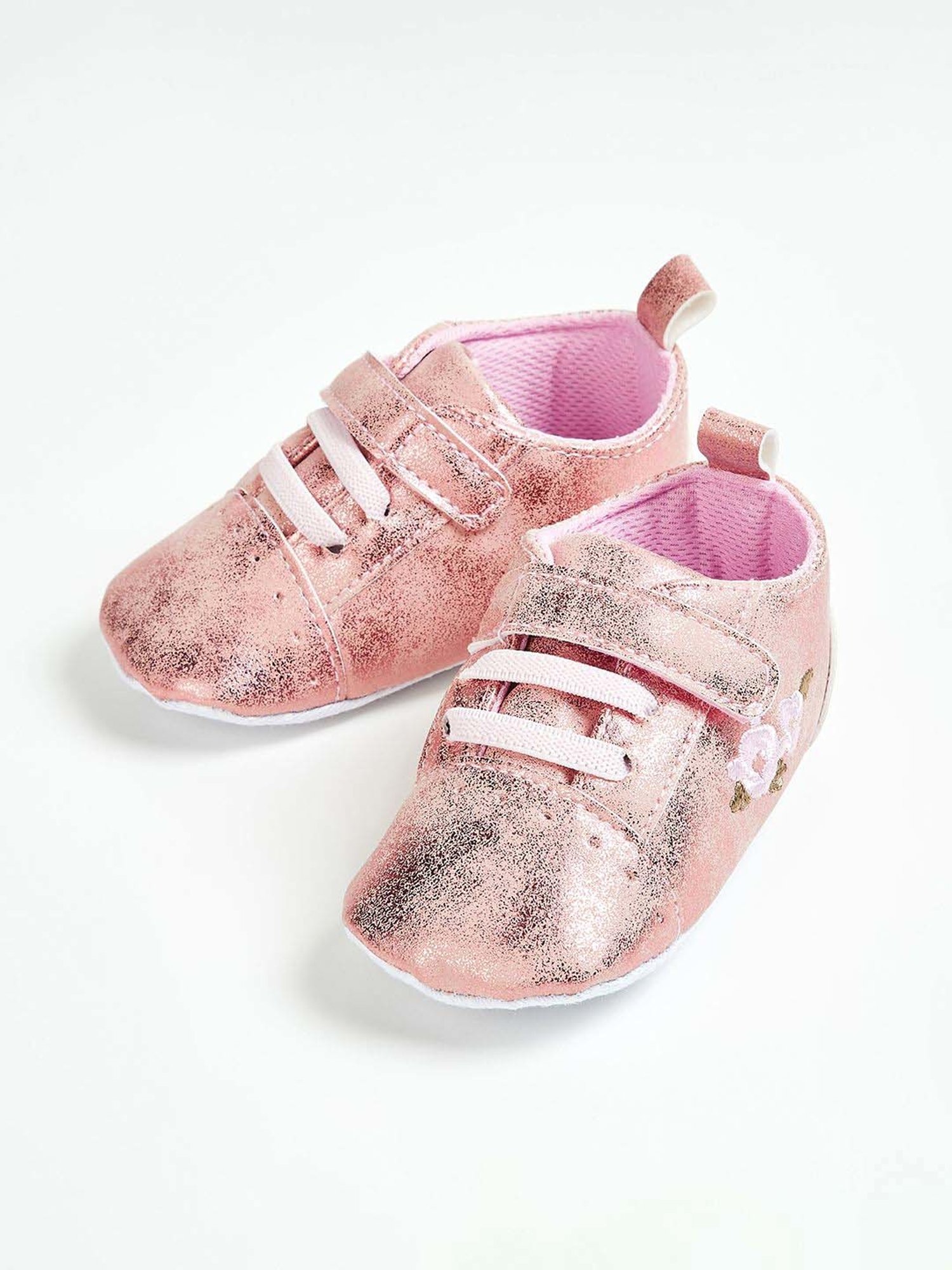 Fame Forever by Lifestyle Kids Rose Gold Velcro Shoes
