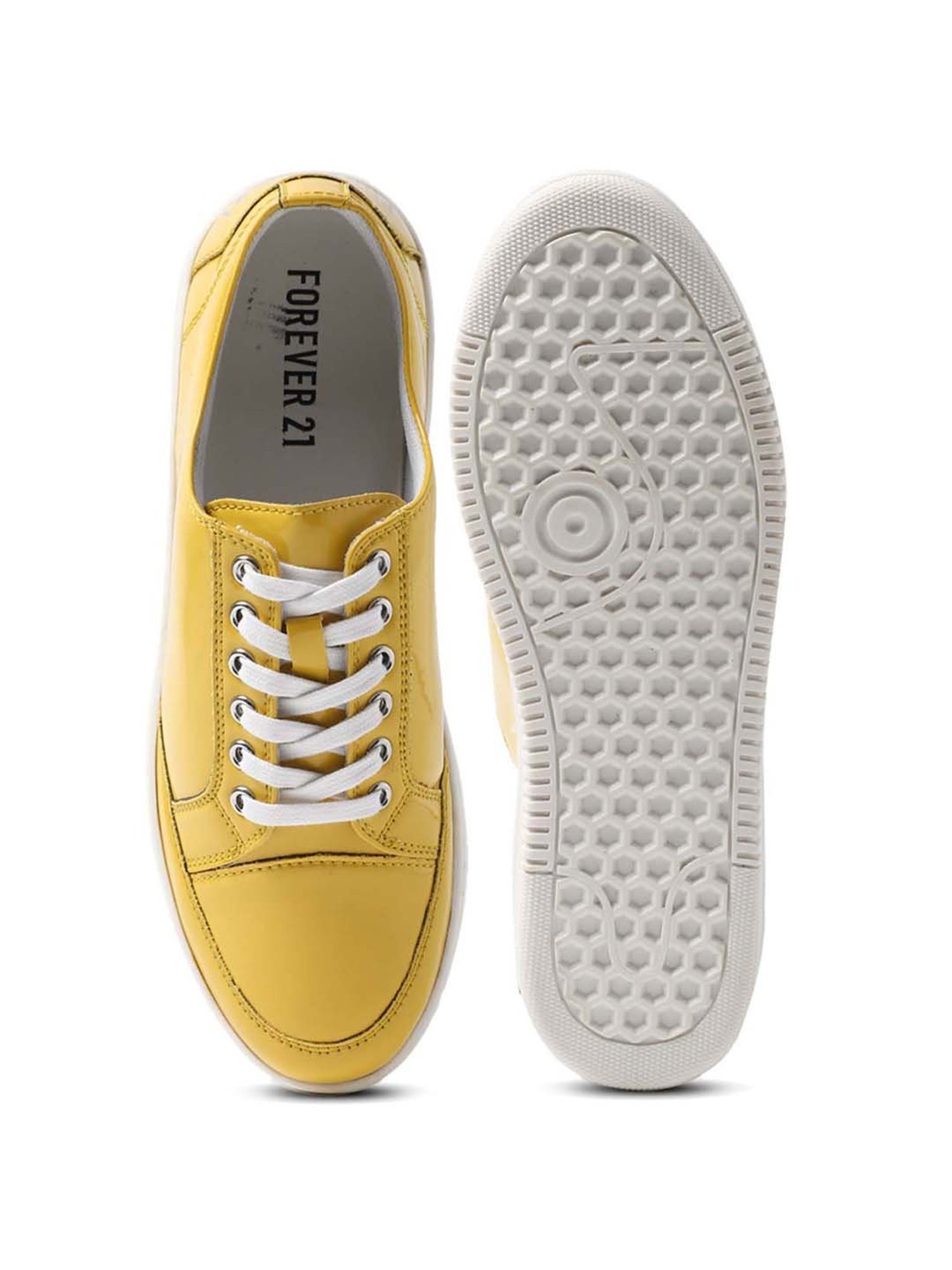 Forever 21 Women's Yellow Casual Sneakers