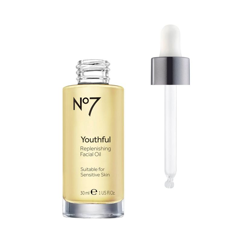 No7 Youthful Replenishing Facial Oil - 1oz