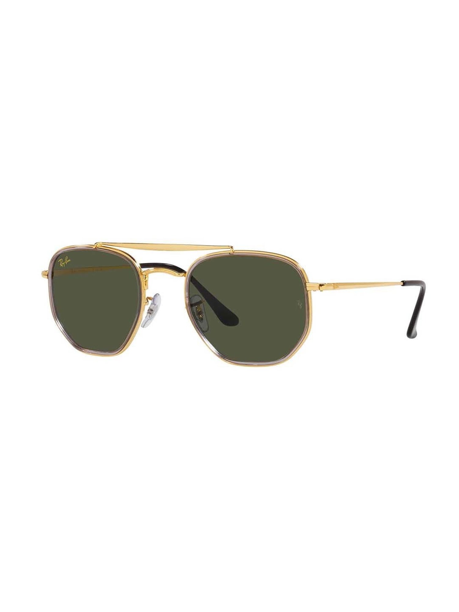 RAY-BAN Unisex UV Protected Green Lens Irregular Sunglasses - 0RB3648M92393152