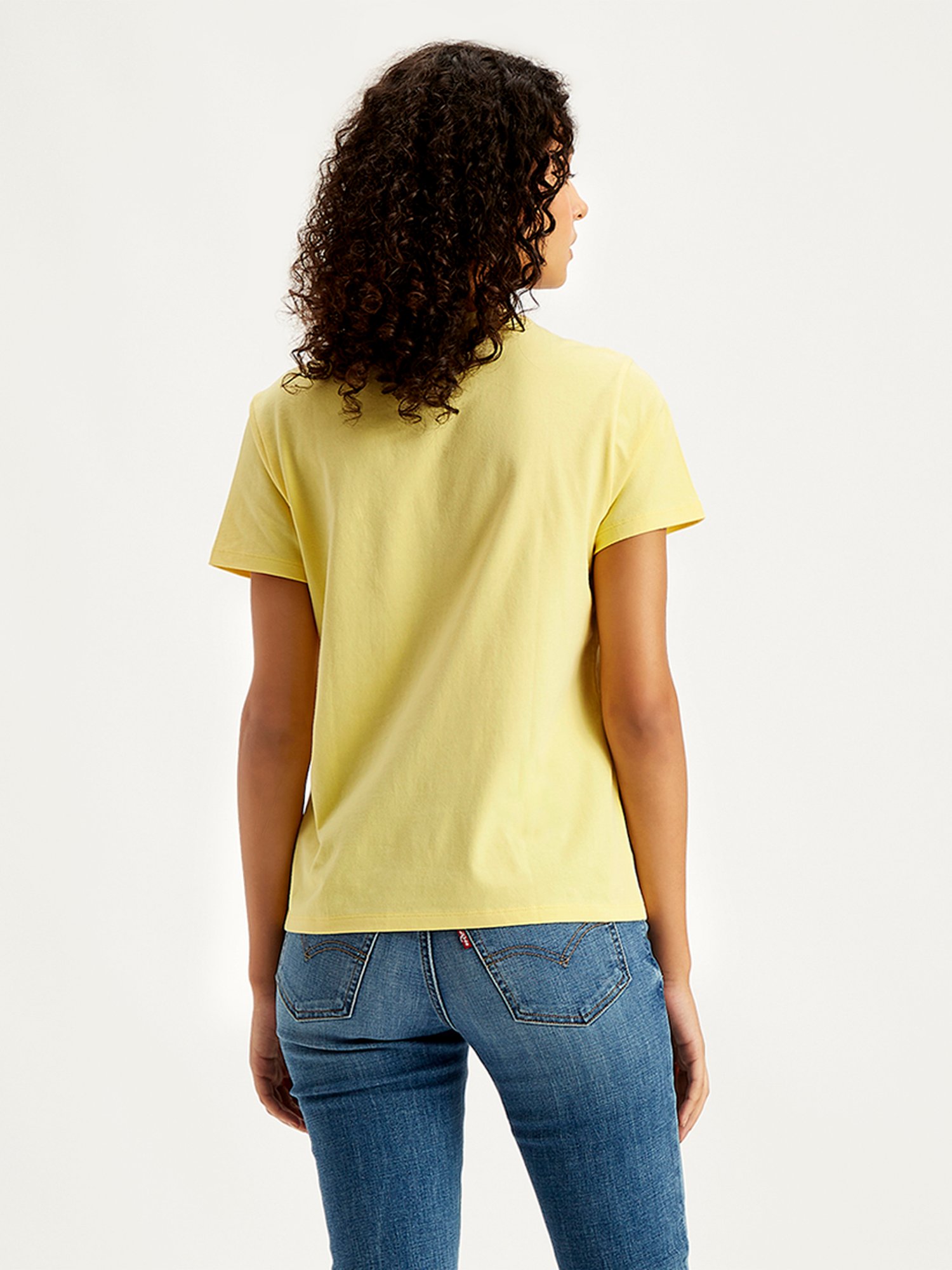 Levi's Yellow Logo Print T-Shirt
