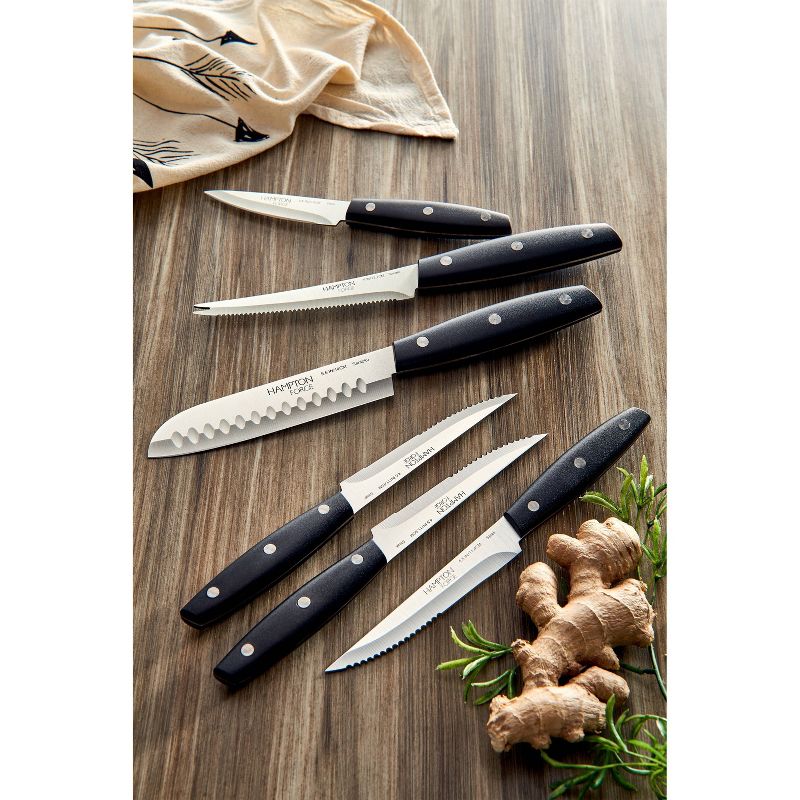Hampton Forge Atlantis 20pc Full Tang Triple Rivet Knife Block Set