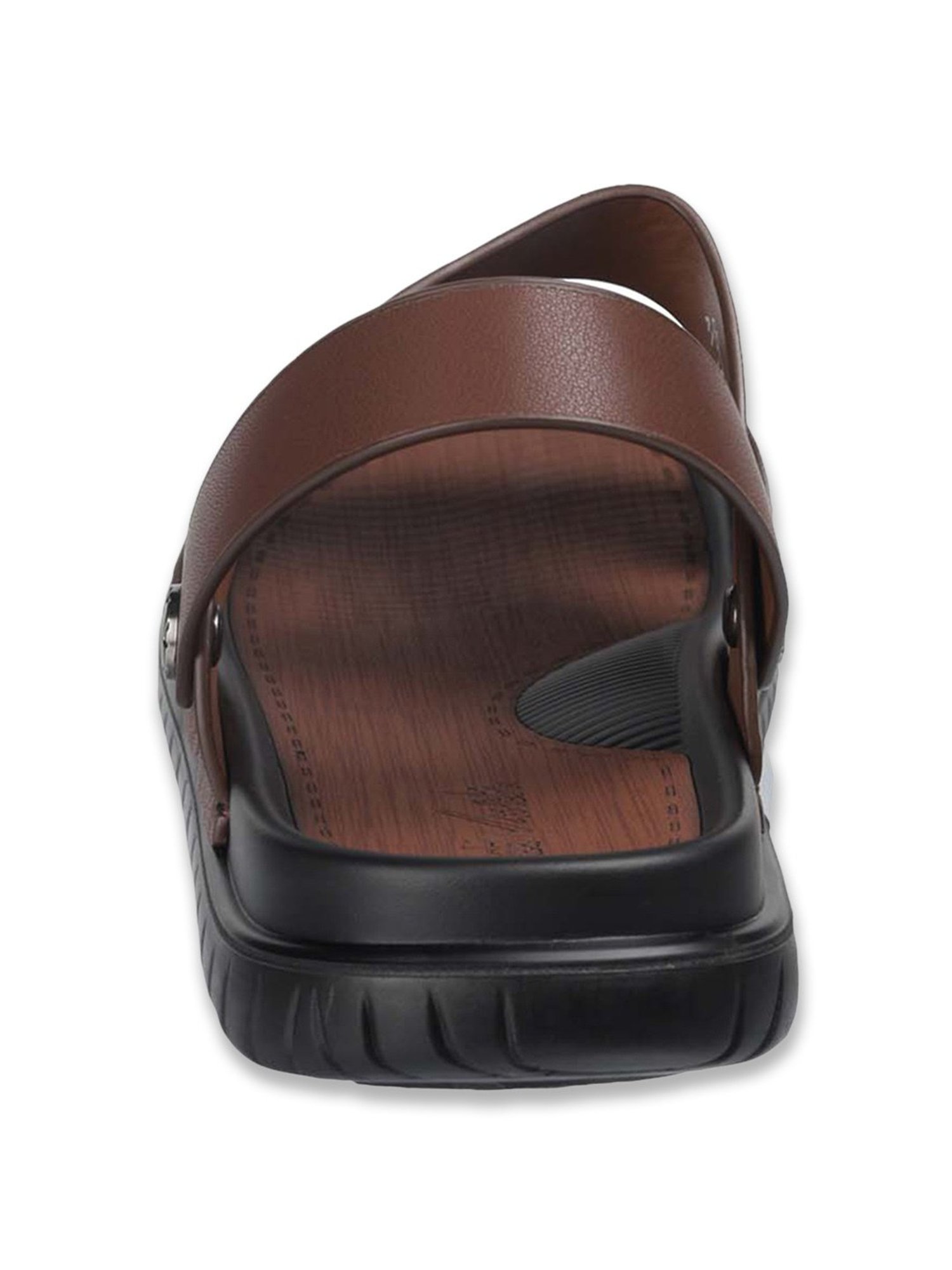 Da Vinchi by Metro Men's Brown Back Strap Sandals