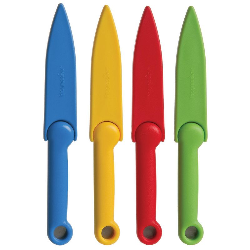 Prepworks Set of 4 Food Safety Paring Knives