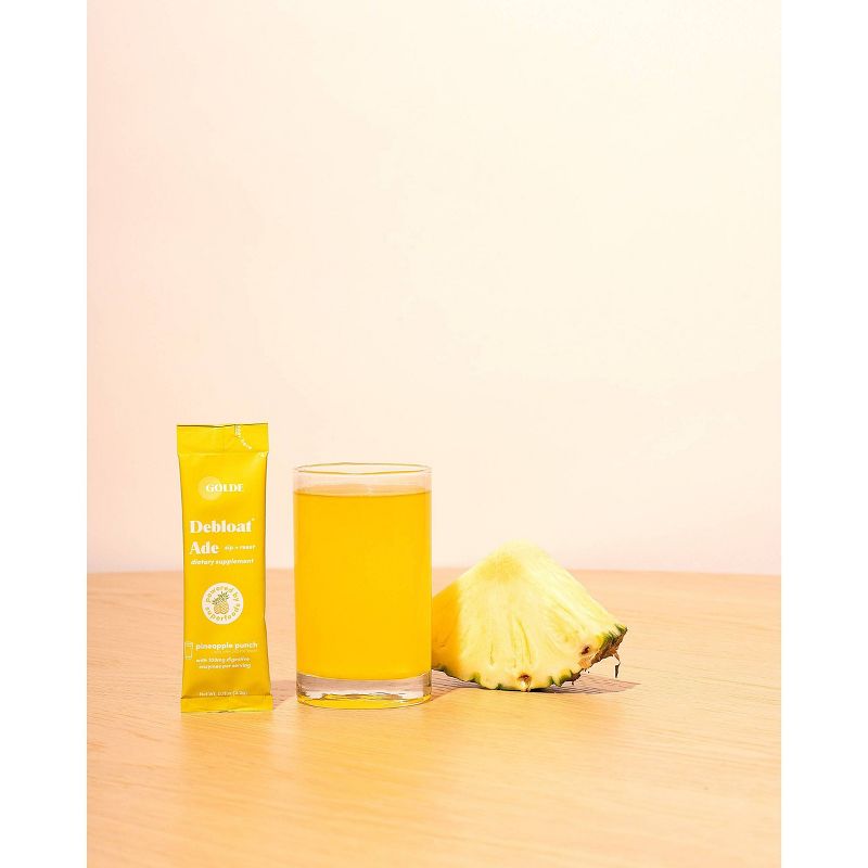 Golde Debloat Ade Pineapple Dietary Supplements - 6ct