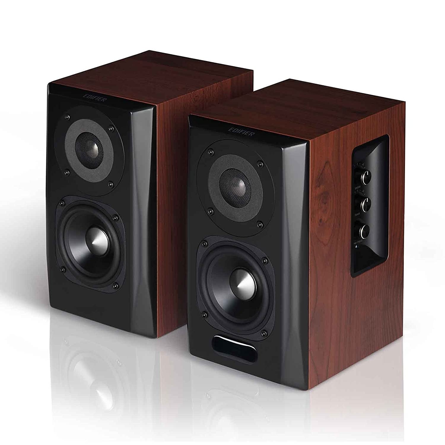 Edifier S350DB Bookshelf Speaker and Subwoofer 2.1 Speaker System Bluetooth v4.1 aptX Wireless Sound for Computer Rooms, Living Rooms and Dens