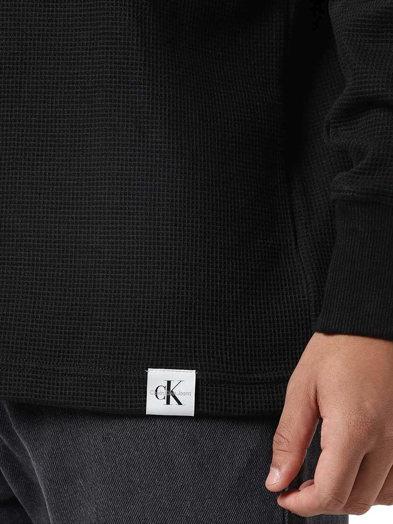 Calvin Klein Jeans Black Boxy Fit T-Shirt