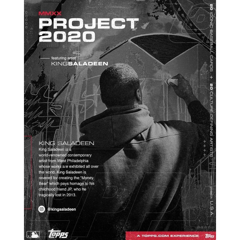 Topps Topps PROJECT 2020 Card 61 - 1952 Willie Mays by King Saladeen