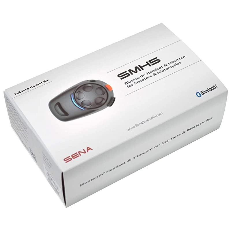 SMH5D-UNIV Bluetooth Headset and Intercom for Scooters/Motorcycles with Universal Microphone Kit (Dual Pack)