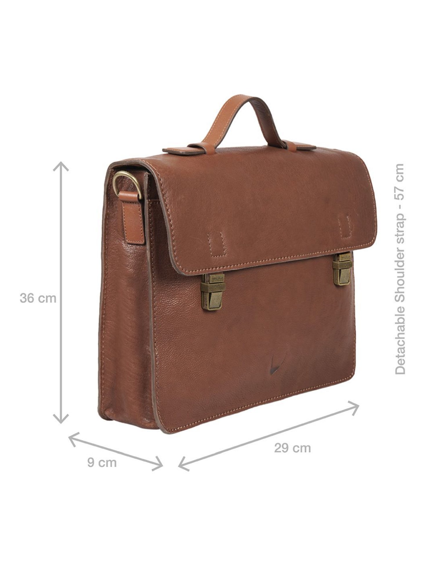 Hidesign Malmo 03 Medium Mens Briefcase - Tan